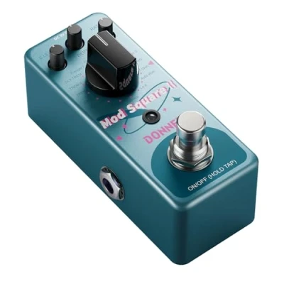Image de Donner Pédale de modulation Mod Square Ⅱ pour pédales guitare électrique, 16 effets Chorus Phaser Tremolo Flanger Rotary Vibrato Wah Lo fi Detune modes modulation, True Bypass