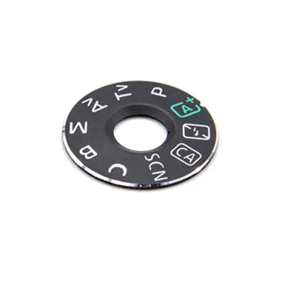 Image de Molette de mode compatible avec Canon EOS 70D VHBW Blanc Pièce rechange pour appareil photo DSLR