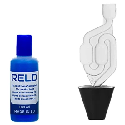 Image de RELD Joint de Cylindre, testeur CO2 Fuite Liquide Refroidissement Universel pour Toutes Les Voitures et Motos, Rapid Engine Leak Detector 50 Tests 100 ML