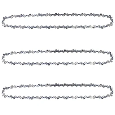 Image de Maxentico Lot de 3 Chaînes pour Tronçonneuses, Chaine Tronconneuse Guide Chaîne 14&quot; (35 cm), Tronconneuse, 52 Maillons d&#039;Entraînement, Tronçonneuse Faible Rebond