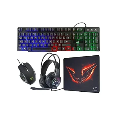 Image de WE Gamium bundle 4 en 1 pour PC Casque micro + clavier souris tapis de Neuf