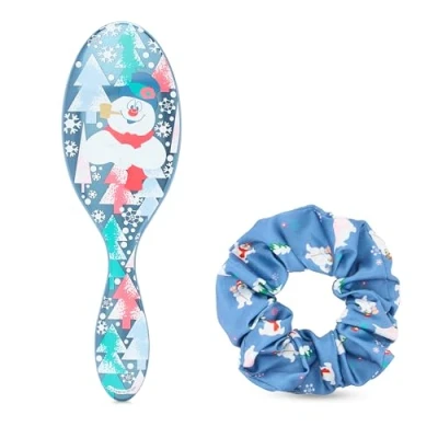 Image de Wetbrush Original Detangler with Scrunchie Set, Frosty The Snowman