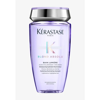 Image de KÉRASTASE Blond Absolu BAIN Lumiere Hydrating Illuminating Shampoo FOR Lightened &amp; Blonde HAIR Shampoing, Taille: 250 ml,