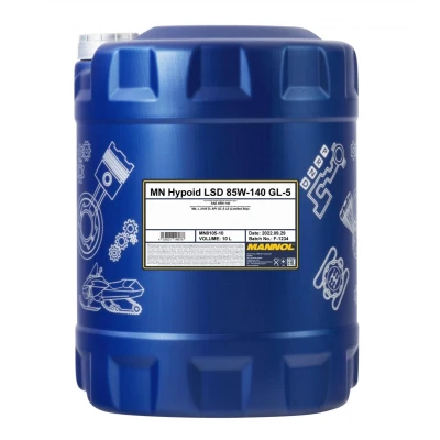 Image de MANNOL HYPOID LSD MN8105 10 Huile de transmission 85W 140 contenant l&#039;huile minérale