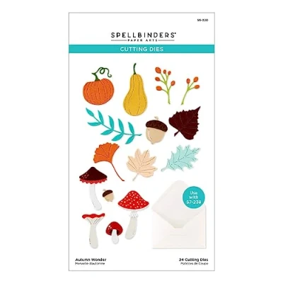 Image de Spellbinders Matrices de découpe gravées Autumn Wonder la collection Enveloppe
