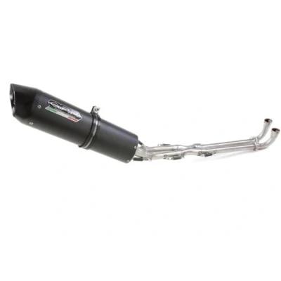 Image de GPR Pot échappement marque compatible avec Yamaha T Max 500 2001 2011, Furore Nero, Homologué et légal, système d&#039;échappement complet, db killer amovible