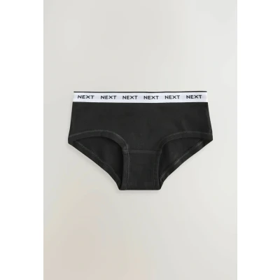 Image de NEXT Slip Taille Basse, Lot de 7 Noir/Gris/Blanc 13 Ans