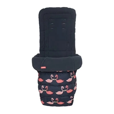 Image de Cosatto Chancelière Universelle Confortables Toutes Saisons Rembourrée Lavable avec Motif de Kangourou pour Les Mains Joli Flamant Rose