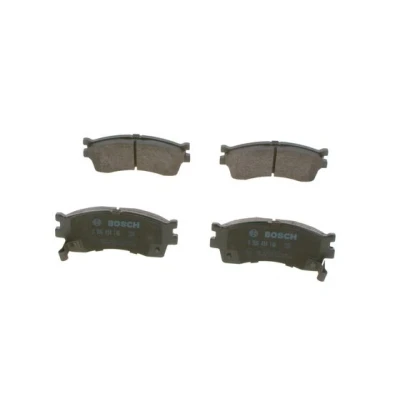 Image de BOSCH 0 986 494 146 Jeu de plaquettes frein Low Metallic avec indicateur d&#039;usure tôle anti bruit, instructions montage