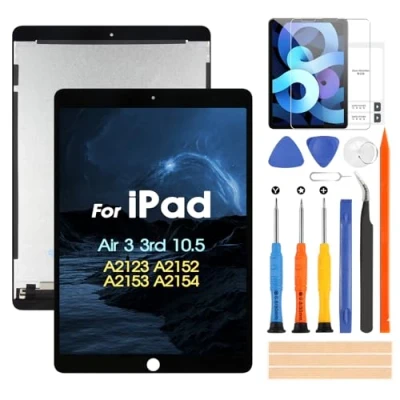 Image de ARSSLY Écran LCD pour iPad Air 3 2019 10,5 A2153 A2123 A2152 Digitazer Tactile Remplacement Assemblée avec Outils(Noir)