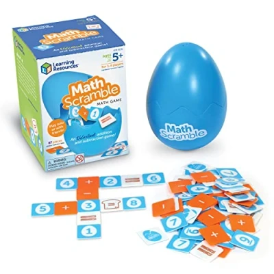 Image de Learning Resources Jeu mathématique Méli mélo des maths à partir de 5 ans, reconnaissance nombres, 1 4 joueurs, ans