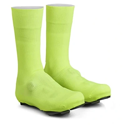 Image de Gripgrab Mixte Flandrien Couvre chaussures Imperméables en Mailles pour Vélo de Course Overshoes, Jaune Fluo, L (42 44) EU
