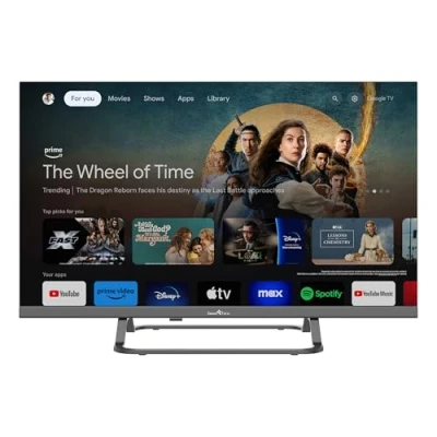 Image de Smart Tech TV LED HD 24&quot;(60 cm) Google 24HG01VC Chargeur de véhicule 12v fourni, HDMI, USB, Résolution: 1366*768