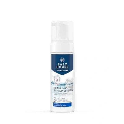 Image de Salthouse Morte Meer Mousse nettoyante thérapeutique sensible avec panthénol et allantoïne pour peaux sensibles du visage 150 ml