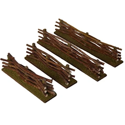 Image de Alfred Kolbe Krippen AM 25 Set d&#039;accessoires de crèche Noël Comprenant des éléments clôture 2 x 14 cm et 20 Compatible avec Figurines 10 12