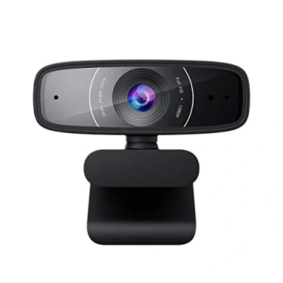 Image de ASUS USB camera with 1080p 30 fps recording, beamforming microphone for better live streaming video and audio quality, adjustable clip that fits various devices