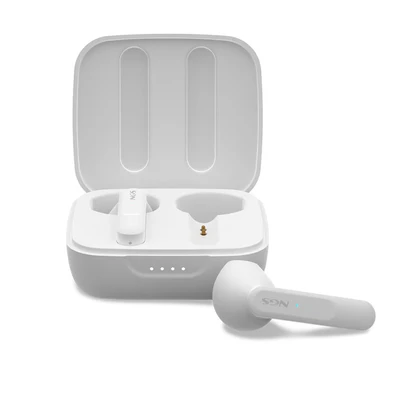 Image de NGS ARTICA MOVE WHITE: Écouteurs sans fil compatible avec la technologie Bluetooth 5.3 et TWS. 28h de batterie, contrôle