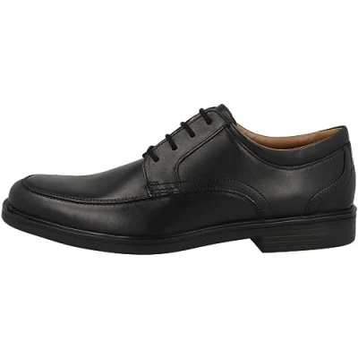 Image de Clarks Homme Un Aldric Park Derbys, Cuir Noir, 47 EU