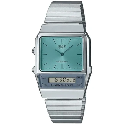Image de Casio Unisex Montre à affichage digital silvercoloured, Taille: One Size, Silver coloured