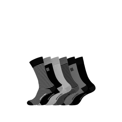Image de Serge Blanco Chaussettes Hautes Homme Coton, Socquettes Homme, Anti Démangeaison, Durable (Lot de 6), Multicolore, 39/42