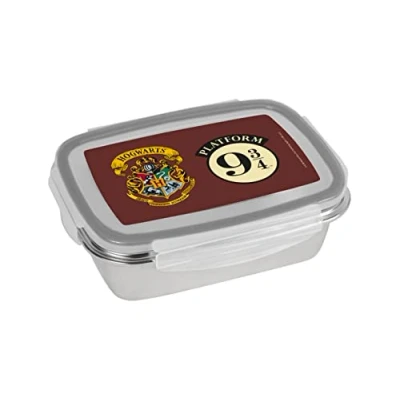 Image de infinite by GEDA LABELS (INFKH) Boîte à sandwich Harry Potter 9 3/4 et armoiries de 850 ml