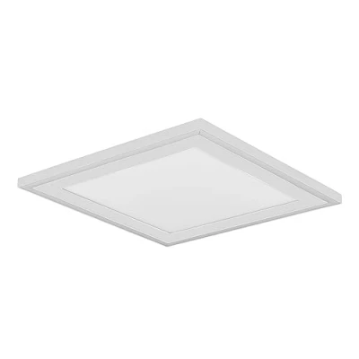Image de Reality, Plafonnier, Carus incl. 1 x LED,SMD,16,0 Watt,4000K,2400 Lm. LED,SMD,8,5 Watt,4000K,1400 Corps: Plastique, blanc mat L:33,0cm, H:3,5cm,4000K