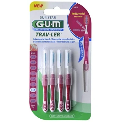 Image de Gum® Proxabrush Trav ler brossette interdentaire 1.4 mm