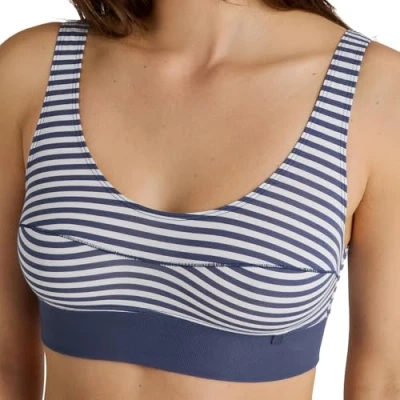 Image de CALIDA Elastic Bra, Cobalt Blue Print, 40 42 Femme