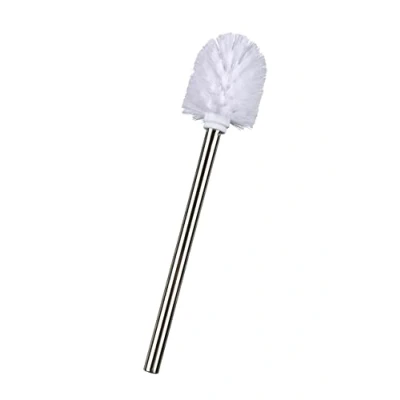Image de WENKO Brosse de rechange avec manche en acier inox blanc pour les ensembles WC Brillant