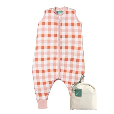 Image de molis&amp;co. Gigoteuse a Pied Bébé Tog 1 100% Coton (Oeko TEX) Turbulette Longueur Ajustable (80 90 cm) pour Garçon en Fille Canyon Check