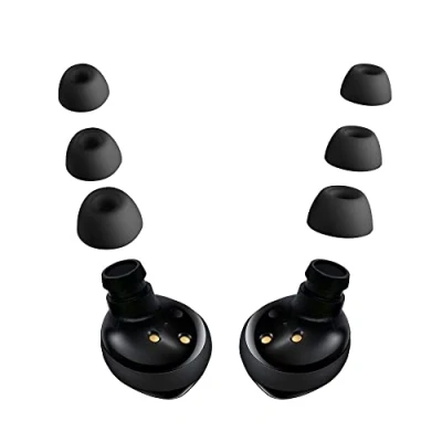 Image de kwmobile 6X Embout Compatible avec Samsung Galaxy Buds 2 Embouts de Rechange en Silicone pour Écouteurs Noir