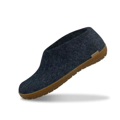 Image de glerups dk B Slipper Mixte Adulte Pantoufles en Feutre,Chaussons, Bleu (Denim),38 EU
