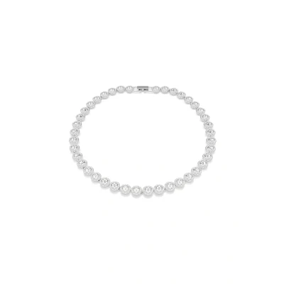Image de Collier SWAROVSKI Angelic Métal rhodié Cristaux incolores Longueur 38 cm