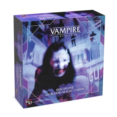 Image de Renegade Game Studio : Vampire The Masquerade Accessoire de jeu rôle Discipline 5ème édition 219 cartes au format Tarot, RPG, à partir 18 ans