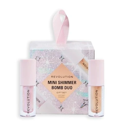 Image de Makeup Revolution MINI Shimmer BOMB LIP DUO GIFT SET Gloss, Taille: One Size, Multicoloured