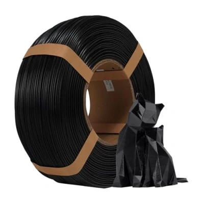 Image de eSUN Filament PLA+ Refill 1.75mm, Recharge PLA Plus d&#039;Impression Sans Bobine, Précision Dimensionnelle +/ 0.03mm, 1KG (2.2 LBS) pour Imprimantes 3D,Noir