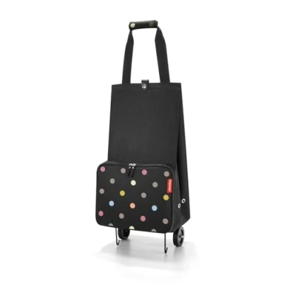 Image de reisenthel foldabletrolley Chariot Pliable et Peu encombrant pour des achats spontanés, fabriqué en matériau déperlant, Motif Dot