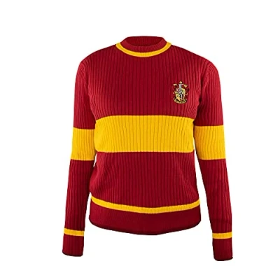 Image de Cinereplicas Harry Potter Pull de Quidditch Serdaigle/Gryffondor/Serdaigle/Poufsouffle S/M/L/XL Licence Officielle