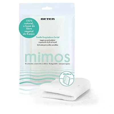 Image de Beter 1166 20440 Mimos Serviette de Visage Konjac