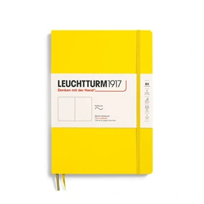 Image de LEUCHTTURM1917 355287 Carnet Composition (B5), couverture souple, 123 pages numérotées, blanc, citron