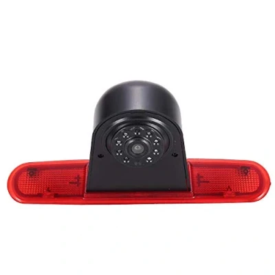 Image de Voiture troisième caméra Lampe de Frein Montage sur Le Toit lumière freinage Vue arrière recul pour Fiat Doblo 263 Van/Opel Combo (Nouvel élément:Angle et Distance réglables)