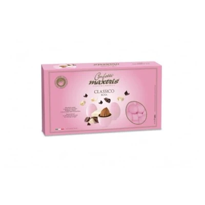 Image de Confetti Maxtris Dragées Classiques, 1 kg Coloris Rose