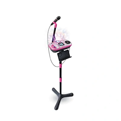 Image de Micro interactif avec table de mixage VTech Kidi SuperStar DJ Studio Rose Pour Enfant 8 ans et plus