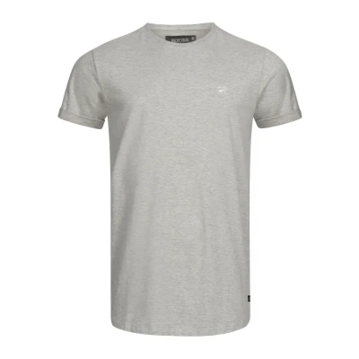 Image de Indicode Jeans Kloge Tshirt basique, Homme, Taille: Small, Lt grey mix