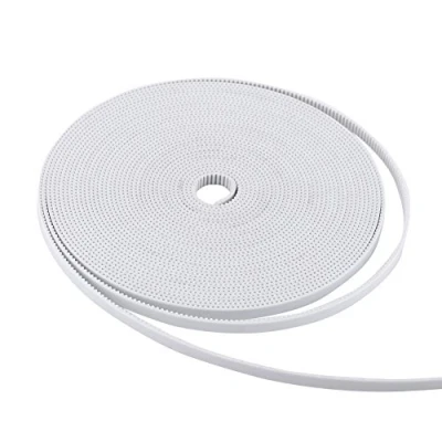 Image de Courroie de distribution ouverte blanche 10M GT2 pour l&#039;unité centrale l&#039;imprimante 3D 6mm large avec le noyau en acier