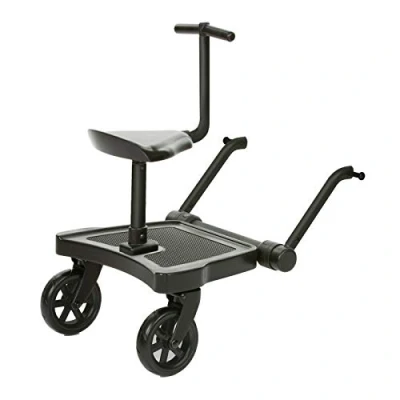 Image de ABC Design Kiddy Board Kiddie Ride On 2 avec siège, charge maximale : 20 kg, universelle, convient à presque tous les types de poussettes et buggy