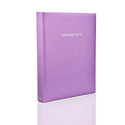 Image de Arpan Slip in Case memo Album Photo 300 Tient pour 4x6 Pastel Violet