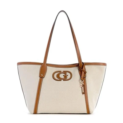 Image de Guess Sebina TOTE Sac à main, Femme, Taille: One Size, Natural/caramel