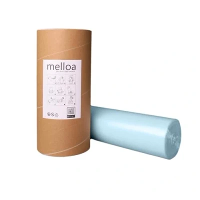 Image de MELLOA poubelle à couches chargeur cartouche compatible avec les d&#039;élimination des Tommee Tippee Sangenic Tec Twist and Click Semplee Ubbe et d&#039;autres (Bleu, 200m + tube en papier)