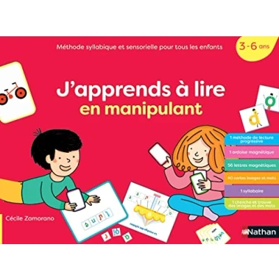 Image de Coffret Méthode de lecture: J&#039;apprends à lire en manipulant (3 6 ans) (Broché)
